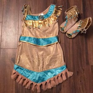 Disney Pocahontas Dress & Shoes